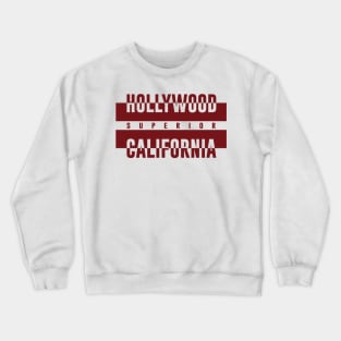 Hollywood California Crewneck Sweatshirt